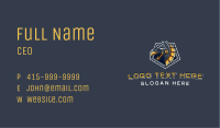 Cyborg Eagle Mascot Business Card Image Preview