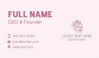 Flower Wellness Cosmetics Spa  Business Card Image Preview