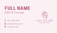 Flower Wellness Cosmetics Spa  Business Card Design