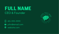 Ai Brain Technology Business Card Design