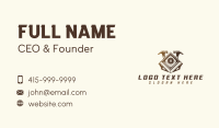 Carpentry Construction Tools Business Card Preview