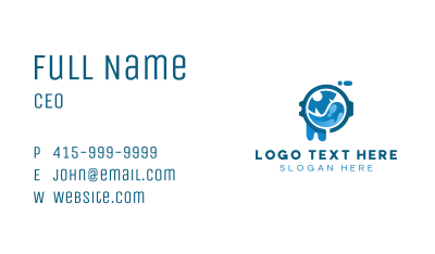 Laundry Shirt Washing Business Card Image Preview