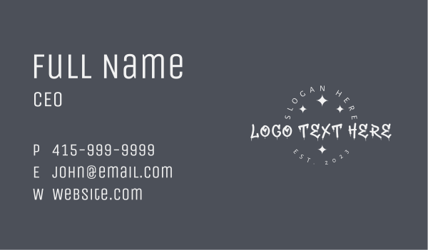 Generic Urban Brand Business Card Design Image Preview
