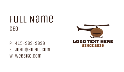 Coffee Chopper Business Card