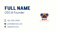 Sunset Tropical House Business Card Image Preview