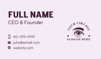 Eyelash & Eyebrow Salon Business Card Image Preview