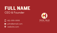 Modern Letter H Business Card Image Preview