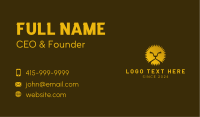 Sunburst Lion Face Business Card Image Preview