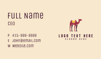 Camel Desert Tour Business Card Image Preview