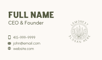 Natural Aloe Vera Business Card Design