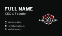 Construction Hammer Repair Business Card Preview