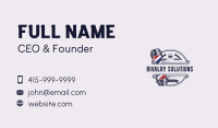 Barber Pole Hairdresser Business Card Image Preview