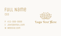 Lotus Flower Yoga  Business Card Image Preview