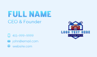 Auto Garage Mechanic Business Card Preview