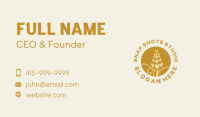 Golden Wheat Harvest Business Card Image Preview