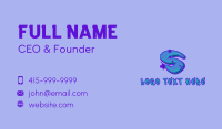 Graffiti Star Letter S Business Card Image Preview