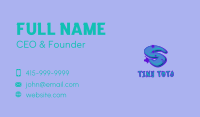 Graffiti Star Letter S Business Card Image Preview