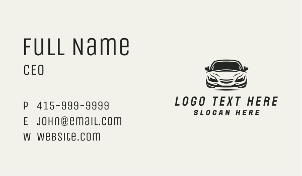 Sports Car Transportation Vehicle Business Card Design Image Preview