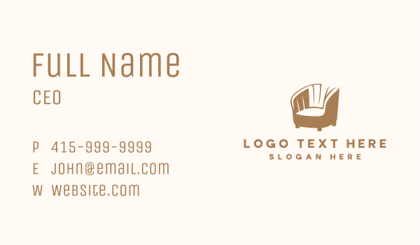 Furniture Sofa Lifestyle Business Card Design Image Preview