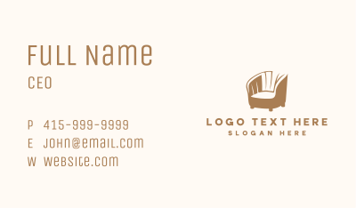 Furniture Sofa Lifestyle Business Card Image Preview