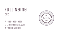 Professional Circle Firm Business Card Image Preview