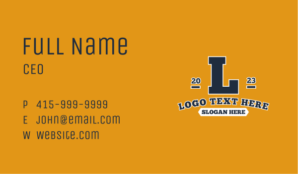 Classic Apparel Letter  Business Card Design Image Preview