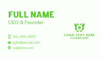 Organic Pig Farm Business Card Design