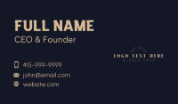 Classy Luxury Wordmark Business Card Image Preview