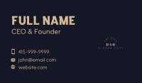 Classy Luxury Wordmark Business Card Image Preview