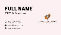 South Africa Wild Elephant Business Card Preview