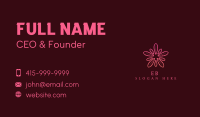 Pink Feather Wellness Business Card Image Preview