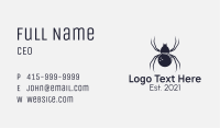 Gray Spider Bowling Ball Business Card Image Preview