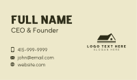 Roof Property Contractor Business Card Image Preview