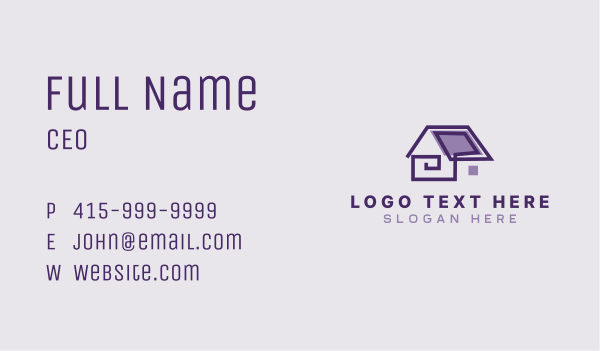 Roof Home Improvement Repair Business Card Design Image Preview