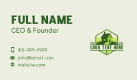 Grass House Landscaping Business Card Design