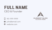 Arrowhead Location Tracker Letter A Business Card Image Preview