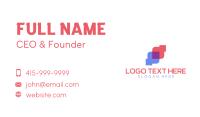 Modern Geometric Company Business Card Preview