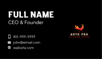 Grill Flame Chicken Business Card Image Preview