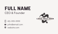 Hammer Sawmill Carpentry Business Card Design