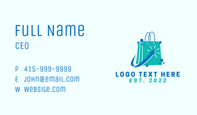 Online Retail Store Business Card Image Preview
