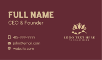 Premium Massage Spa Business Card Image Preview