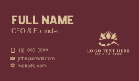 Premium Massage Spa Business Card Design