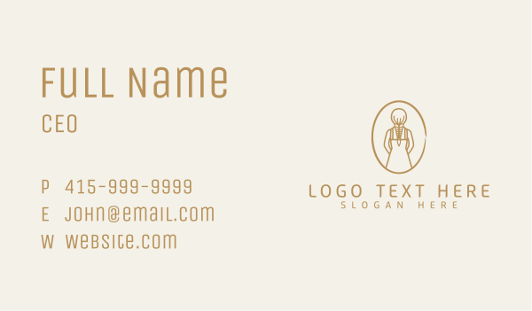 Female Braid Girl  Business Card Design Image Preview