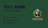 Volleyball Trophy Cup Business Card Design