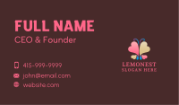Feminine Butterfly Heart Business Card Image Preview