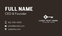 White Key Realtor Business Card Design