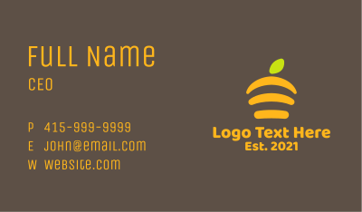Abstract Beehive  Business Card Image Preview