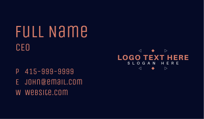 Crafting Business Wordmark Business Card Image Preview