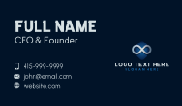 Business Infinity Symbol Business Card Preview