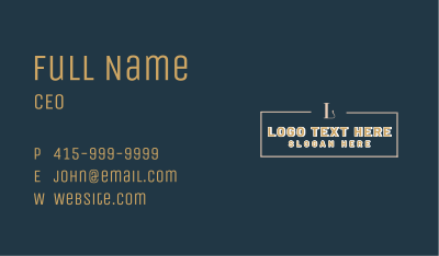 Business Law Firm Business Card Image Preview